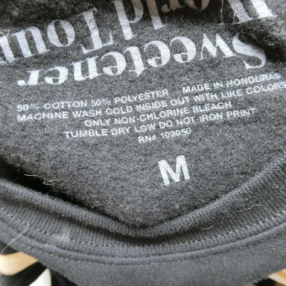 Ariana Grande Sweatshirt Mens Medium Sweetener World Tour Crewneck 2019 Music To